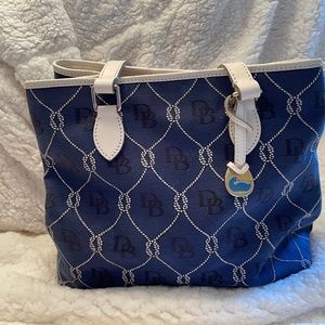Dooney & Bourke nautical canvas tote